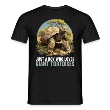 Tortues géantes Tortue géante - T-shirt homme - noir - Devant - AI Model Male 178 light (178cm)