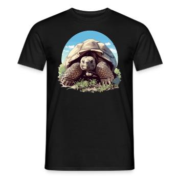 Tortues géantes Tortue géante - T-shirt homme - noir - Devant - AI Model Male 178 light (178cm)