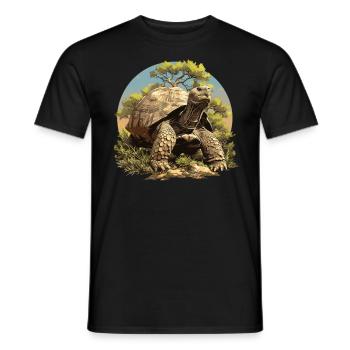Tortues géantes Tortue géante - T-shirt homme - noir - Devant - AI Model Male 178 light (178cm)
