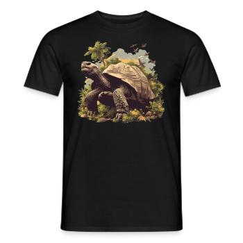 Tortues géantes Tortue géante - T-shirt homme - noir - Devant - AI Model Male 178 light (178cm)