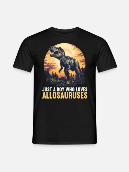 Allosaur Allosaurus - Men's T-Shirt - black