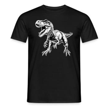 Allosaurier Allosaurus - Männer T-Shirt - Schwarz - Vorne - AI Model Male 178 light (178cm)