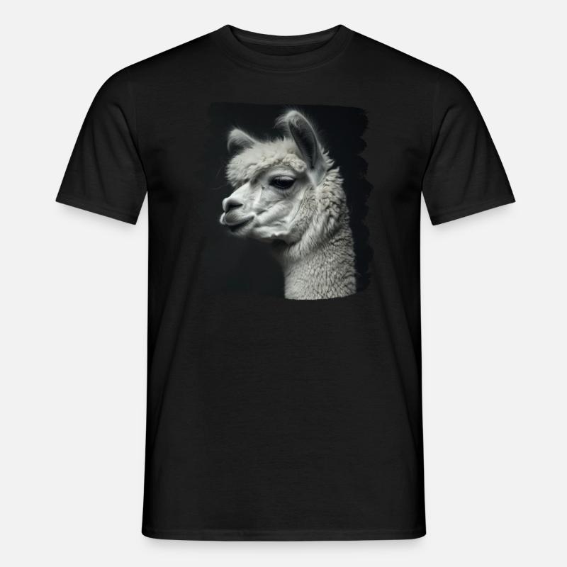 Alpaca Alpacas Alpaca - Men’s T-shirt - black