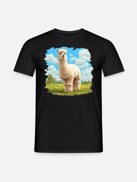 Alpaca Alpacas Alpaca - Men's T-Shirt - black