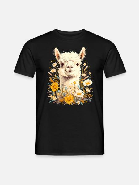 Alpaca Alpacas Alpaca - Men's T-Shirt - black