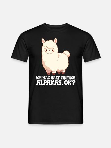 Alpaca Alpacas Alpaca - Men's T-Shirt - black