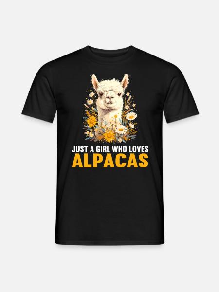 Alpaca Alpacas Alpaca - Men's T-Shirt - black