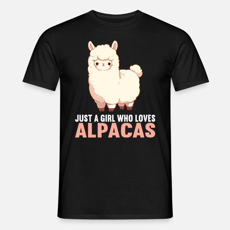 Alpaca Alpacas Alpaca - Men’s T-shirt - black