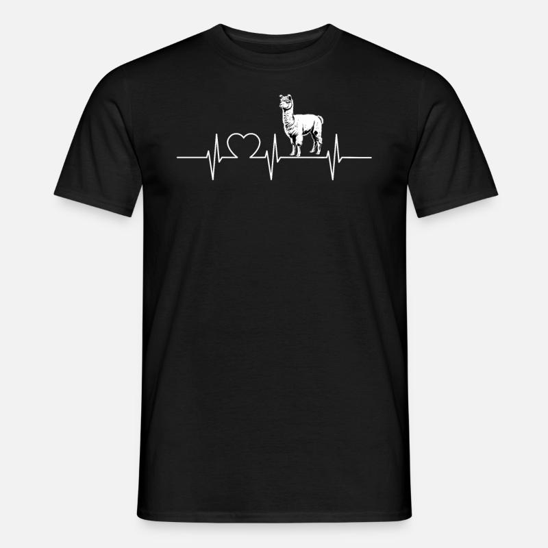Alpaca Alpacas Alpaca - Men’s T-shirt - black