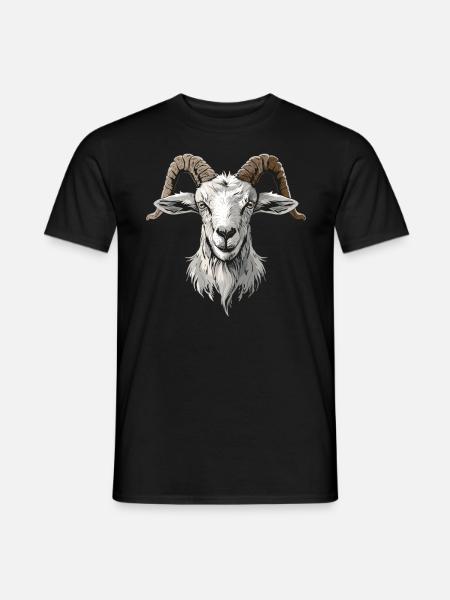 Chèvre alpine Chèvres de montagne Chèvre de montagne - T-shirt homme - noir