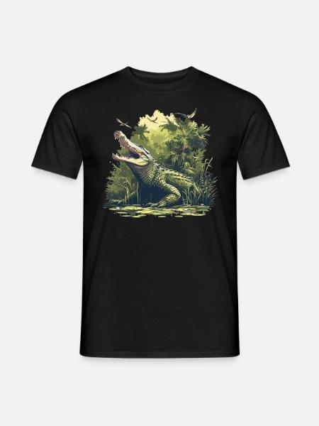 Alligatoren Alligator - Men's T-Shirt - black