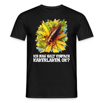 Cockroach cockroaches cockroach - Men's T-Shirt - black - Front - AI Model Male 178 light (178cm)