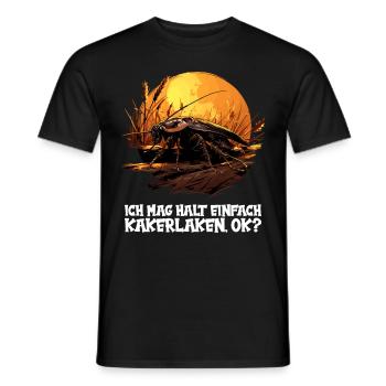 Cockroach cockroaches cockroach - Men's T-Shirt - black - Front - AI Model Male 178 light (178cm)