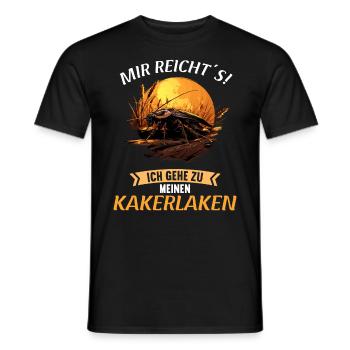 Cockroach cockroaches cockroach - Men's T-Shirt - black - Front - AI Model Male 178 light (178cm)