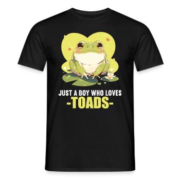 Toad Toads Toad - Men's T-Shirt - black - Front - AI Model Male 178 light (178cm)