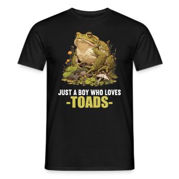 Toad Toads Toad - Men's T-Shirt - black - Front - AI Model Male 178 light (178cm)