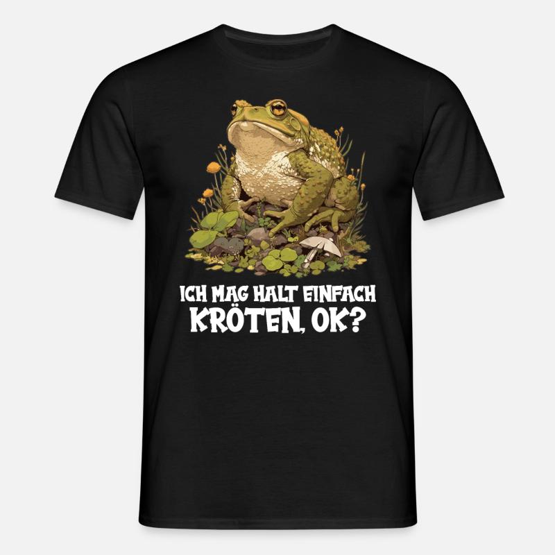 Toad Kröten Kröte - Männer T-Shirt - Schwarz
