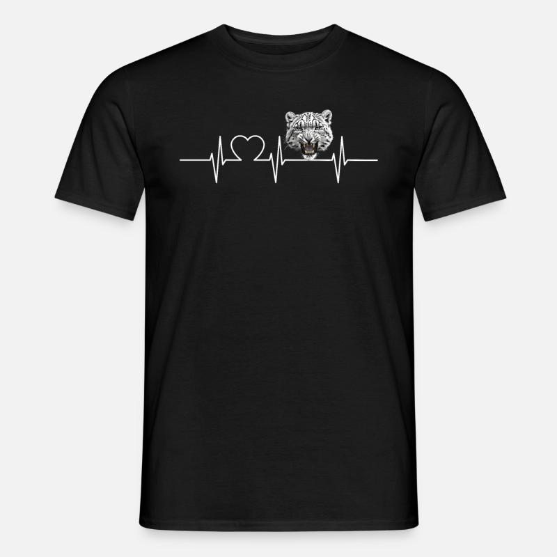 Snow Leopard Schneeleoparden Schneeleopard - Men's T-Shirt - black