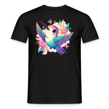 Hummingbird Kolibris Kolibri - Männer T-Shirt - Schwarz - Vorne - AI Model Male 178 light (178cm)
