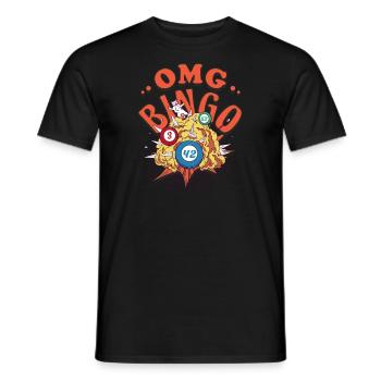 Bingo Player Bingo Game Bingo Game Games Bingo - Men's T-Shirt - black - Front - AI Model Male 178 light (178cm)