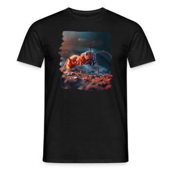 Ant Ameisen Ameise - Männer T-Shirt - Schwarz - Vorne - AI Model Male 178 light (178cm)