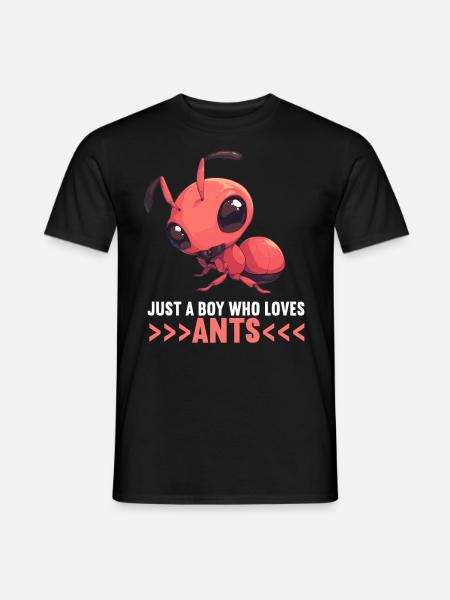 Ant ants ant - Men's T-Shirt - black