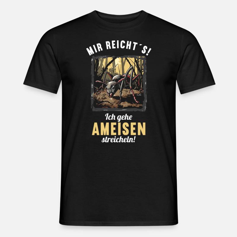 Ant Ameisen Ameise - Männer T-Shirt - Schwarz