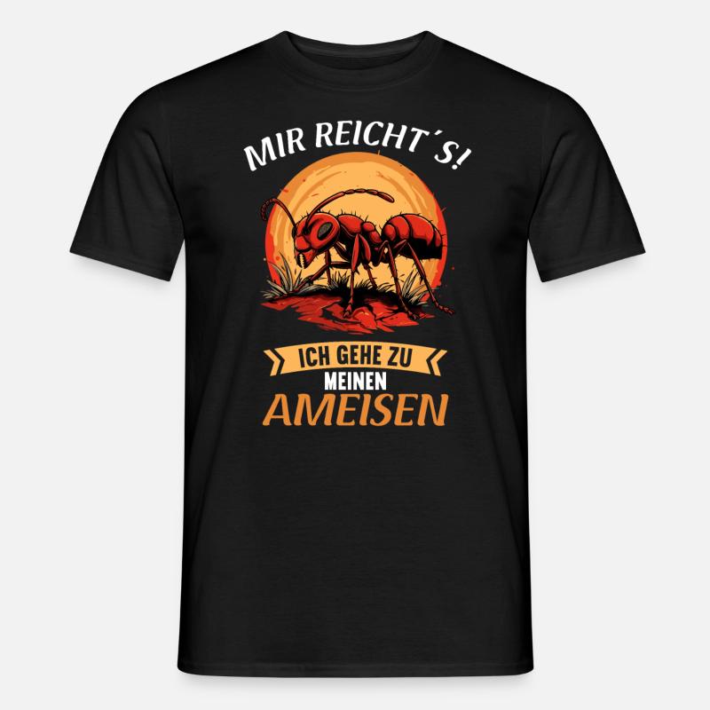 Ant ants ant - Men's T-shirt - black
