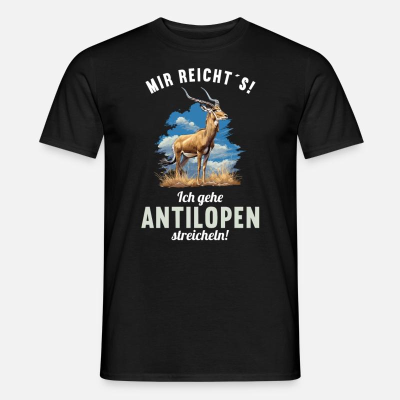 Antelope Antilopen Antilope - Men’s T-shirt - black
