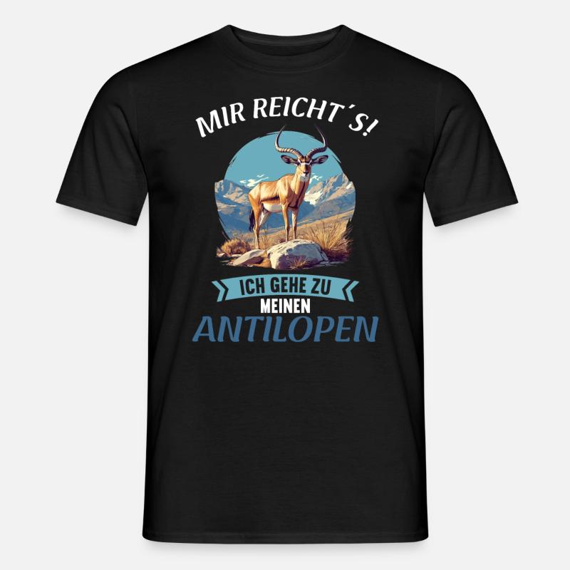 Antelope Antilopen Antilope - Men’s T-shirt - black