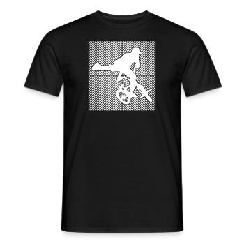 BMX Bike Freestyle race BMX - T-shirt homme - noir - Devant - AI Model Male 178 light (178cm)