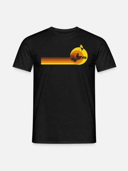 Cerf-volant de plage Windracer Cerf-volant terrestre Cerf-volant de sable planeur - T-shirt homme - noir