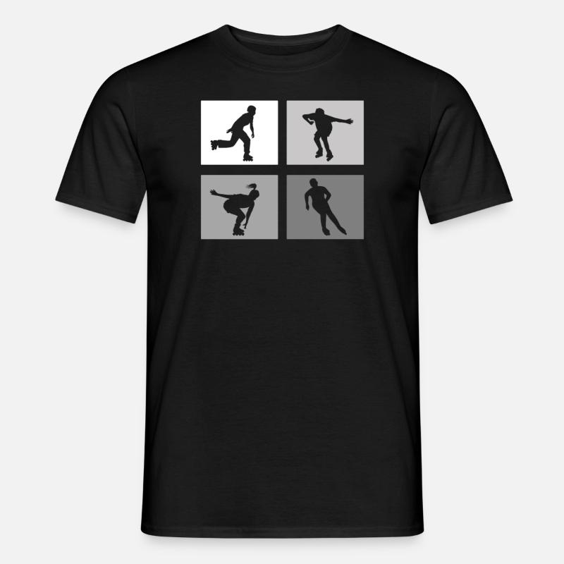 Inline-Skating Rollerskates Inline-Skater - Men’s T-shirt - black