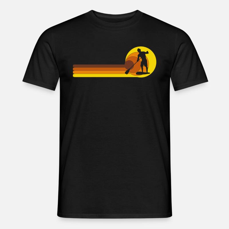 SUP paddle Stand Up Paddle paddle paddle - T-shirt homme - noir
