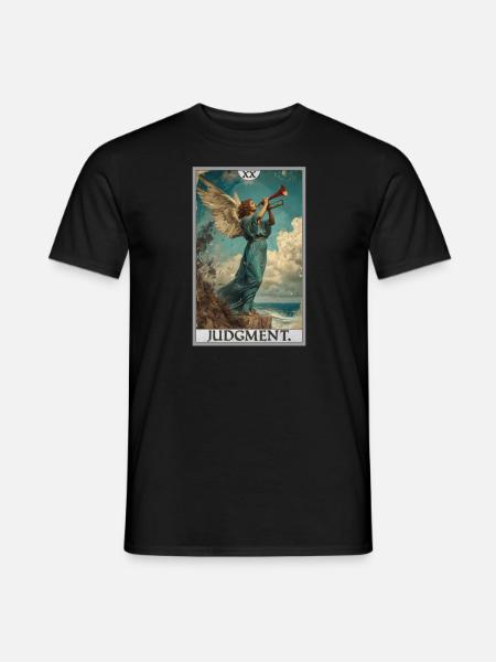 Tarotkarten Tarotkarte 20 Judgment Gericht - Männer T-Shirt - Schwarz