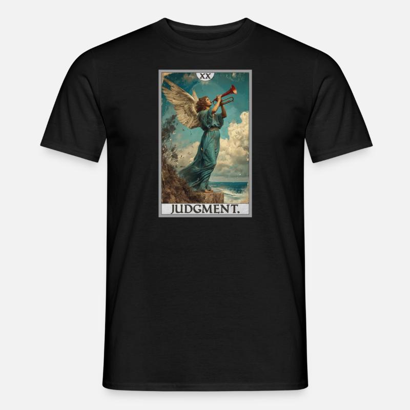 Tarotkarten Tarotkarte 20 Judgment Gericht - Männer T-Shirt - Schwarz