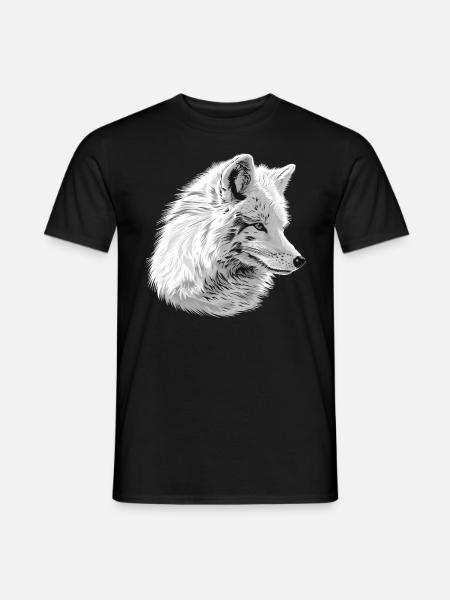 Arctic Fox Polarfüchse Polarfuchs - Men's T-Shirt - black