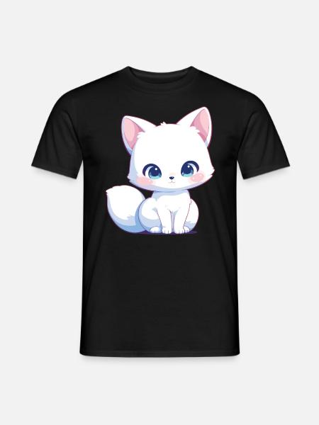 Arctic Fox Polarfüchse Polarfuchs - Men's T-Shirt - black