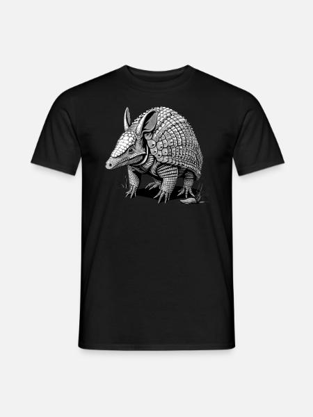 Armadillo Gürteltiere Gürteltier - Männer T-Shirt - Schwarz