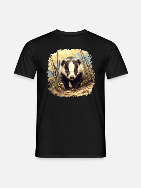 Badger Dachse Dachs - Men's T-Shirt - black