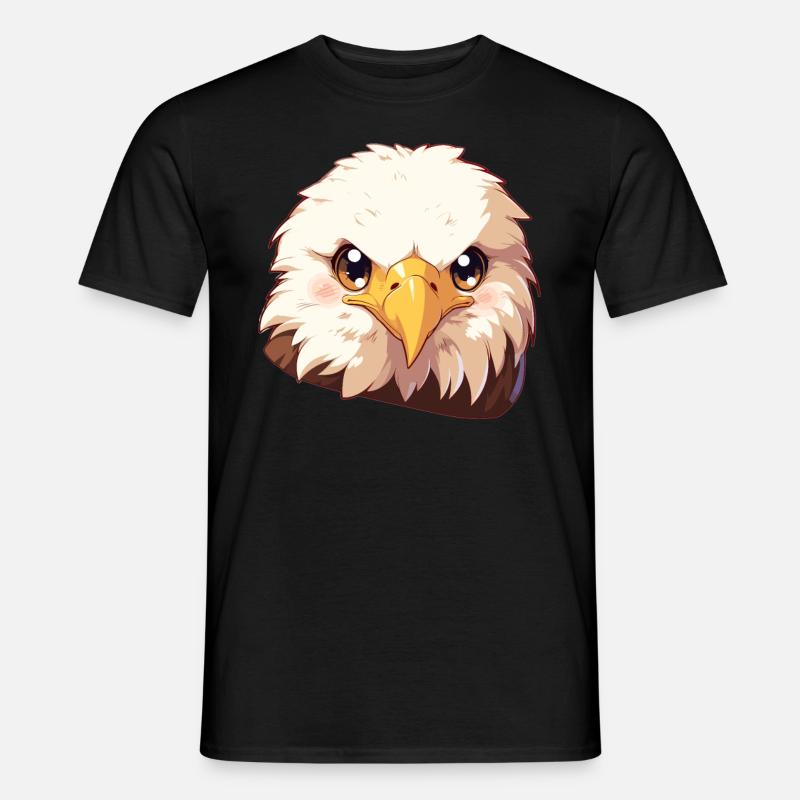 Bald Eagle Weißkopfseeadler - Männer T-Shirt - Schwarz