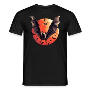 Chauve-souris Chauve-souris - T-shirt homme - noir - Devant - AI Model Male 178 light (178cm)