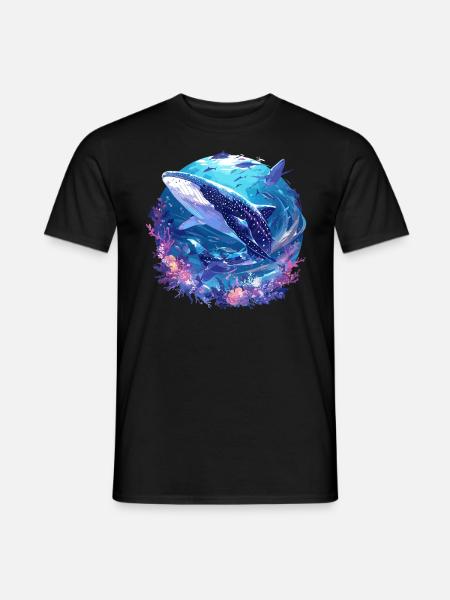 requin-baleine Requin-baleine requin-baleine - T-shirt homme - noir