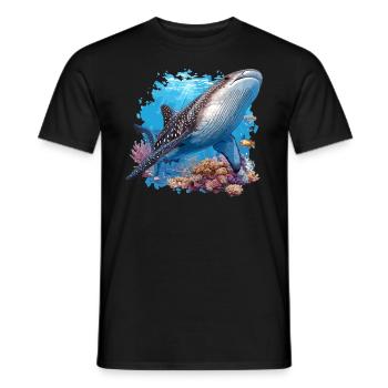 Whale Shark Whale Sharks Whale Shark - Men's T-Shirt - black - Front - AI Model Male 178 light (178cm)