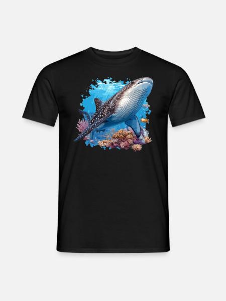 requin-baleine Requin-baleine requin-baleine - T-shirt homme - noir