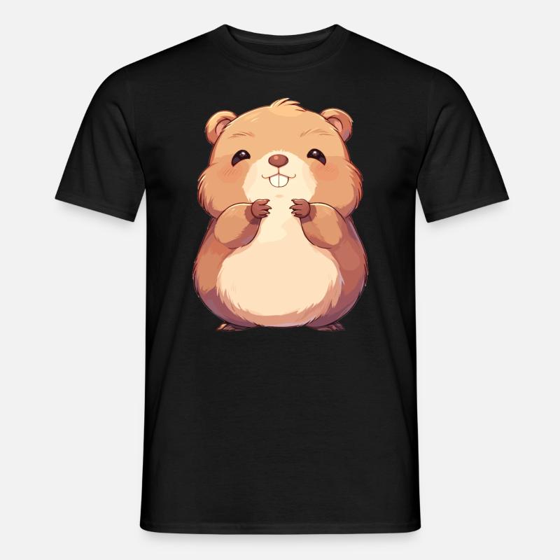 Beaver Biber - Men’s T-shirt - black