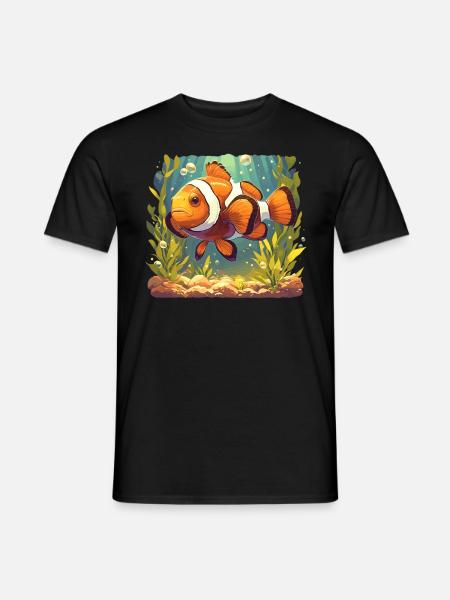 Clownfish Clownfische Clownfisch - Männer T-Shirt - Schwarz