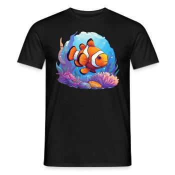 Clownfish Clownfische Clownfisch - Männer T-Shirt - Schwarz - Vorne - AI Model Male 178 light (178cm)