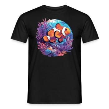 Clownfish Clownfische Clownfisch - Männer T-Shirt - Schwarz - Vorne - AI Model Male 178 light (178cm)