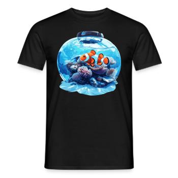 Clownfish Clownfische Clownfisch - Männer T-Shirt - Schwarz - Vorne - AI Model Male 178 light (178cm)